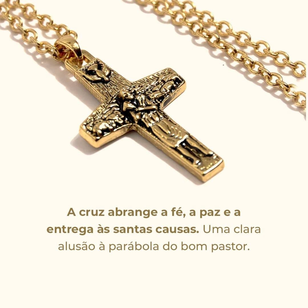 Cruz do Bom Pastor — platina mediana
